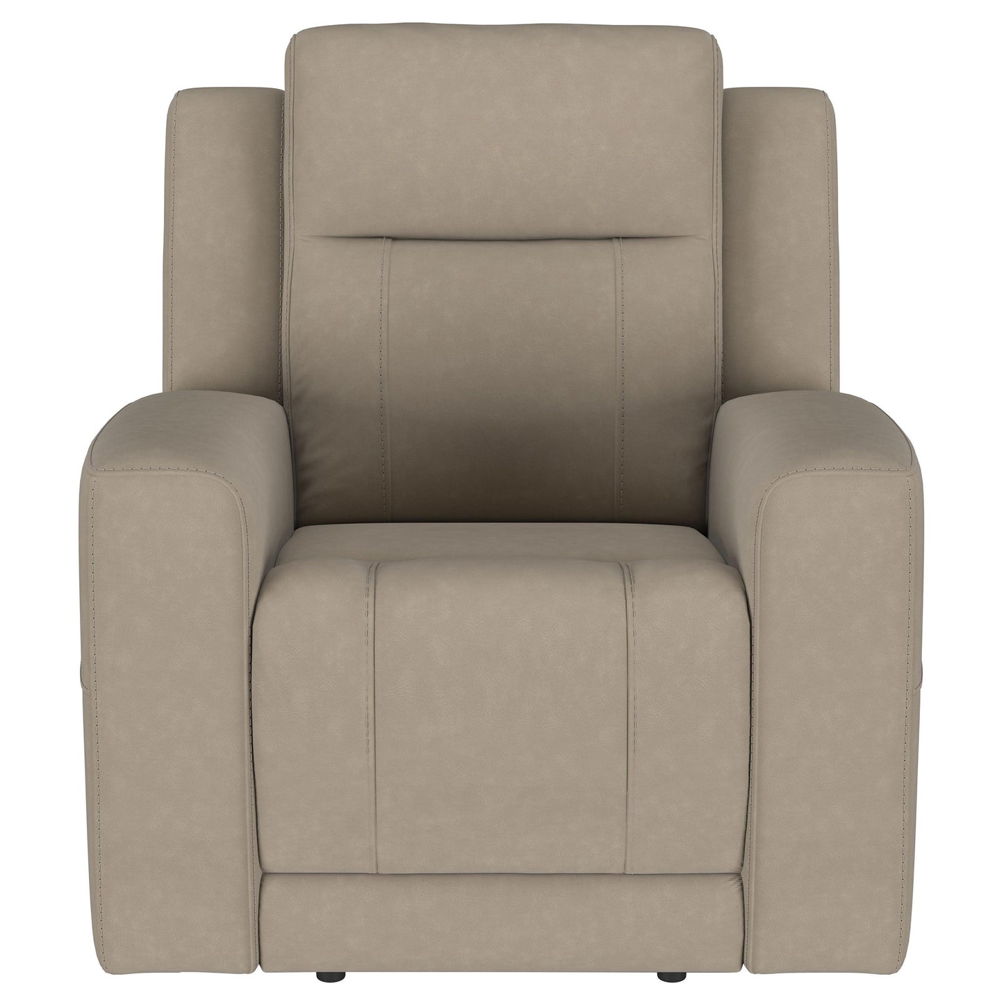 Brentwood Upholstered Recliner Chair Dark Charcoal
