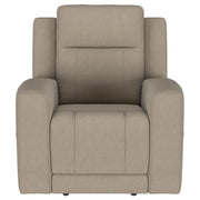 Brentwood Upholstered Recliner Chair Dark Charcoal