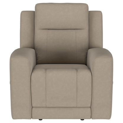 Brentwood Upholstered Recliner Chair Dark Charcoal