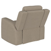 Brentwood Upholstered Recliner Chair Dark Charcoal