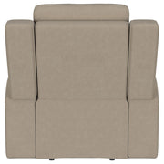 Brentwood Upholstered Recliner Chair Dark Charcoal