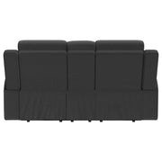 Brentwood Upholstered Motion Reclining Loveseat Taupe