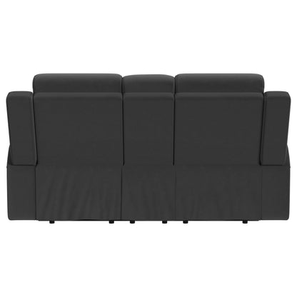 Loveseat reclinable con movimiento tapizado Brentwood en color topo