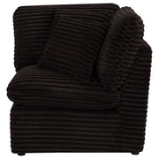 Collins Modular Corner Chair Chocolate Brown