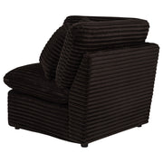 Collins Modular Corner Chair Chocolate Brown