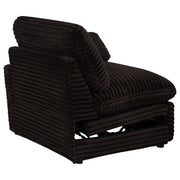 Collins Modular Power Loveseat Chocolate Brown