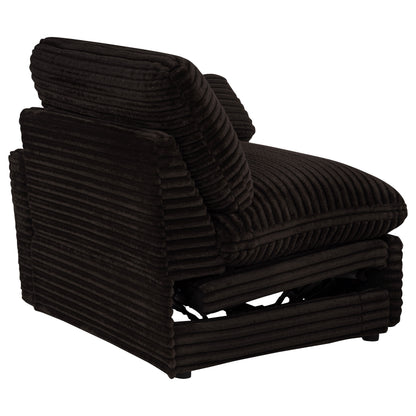 Collins Modular Power Loveseat Chocolate Brown