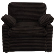 Collins Upholstered Power Recliner Chair Chocolate Brown