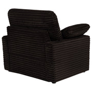 Collins Upholstered Power Recliner Chair Chocolate Brown