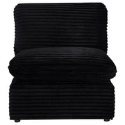 Collins Modular Armless Chair Black