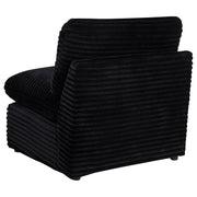 Collins Modular Armless Chair Black