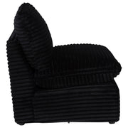 Collins Modular Armless Chair Black