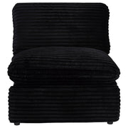Collins Modular Power Armless Recliner Black
