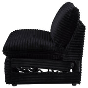 Collins Modular Power Armless Recliner Black