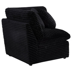 Collins Modular Corner Chair Black