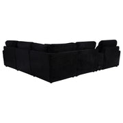 Collins 6-piece Modular Power Reclining Sectional Black