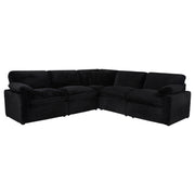 Collins 5-piece Modular Power Reclining Sectional Black