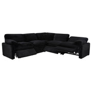 Collins 5-piece Modular Power Reclining Sectional Black
