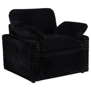 Collins Upholstered Power Recliner Chair Black