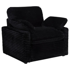 Collins Upholstered Power Recliner Chair Black
