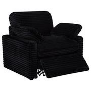 Collins Upholstered Power Recliner Chair Black