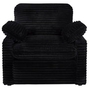 Collins Upholstered Power Recliner Chair Black