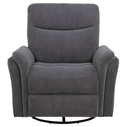 Adler Upholstered Power Swivel Glider Recliner