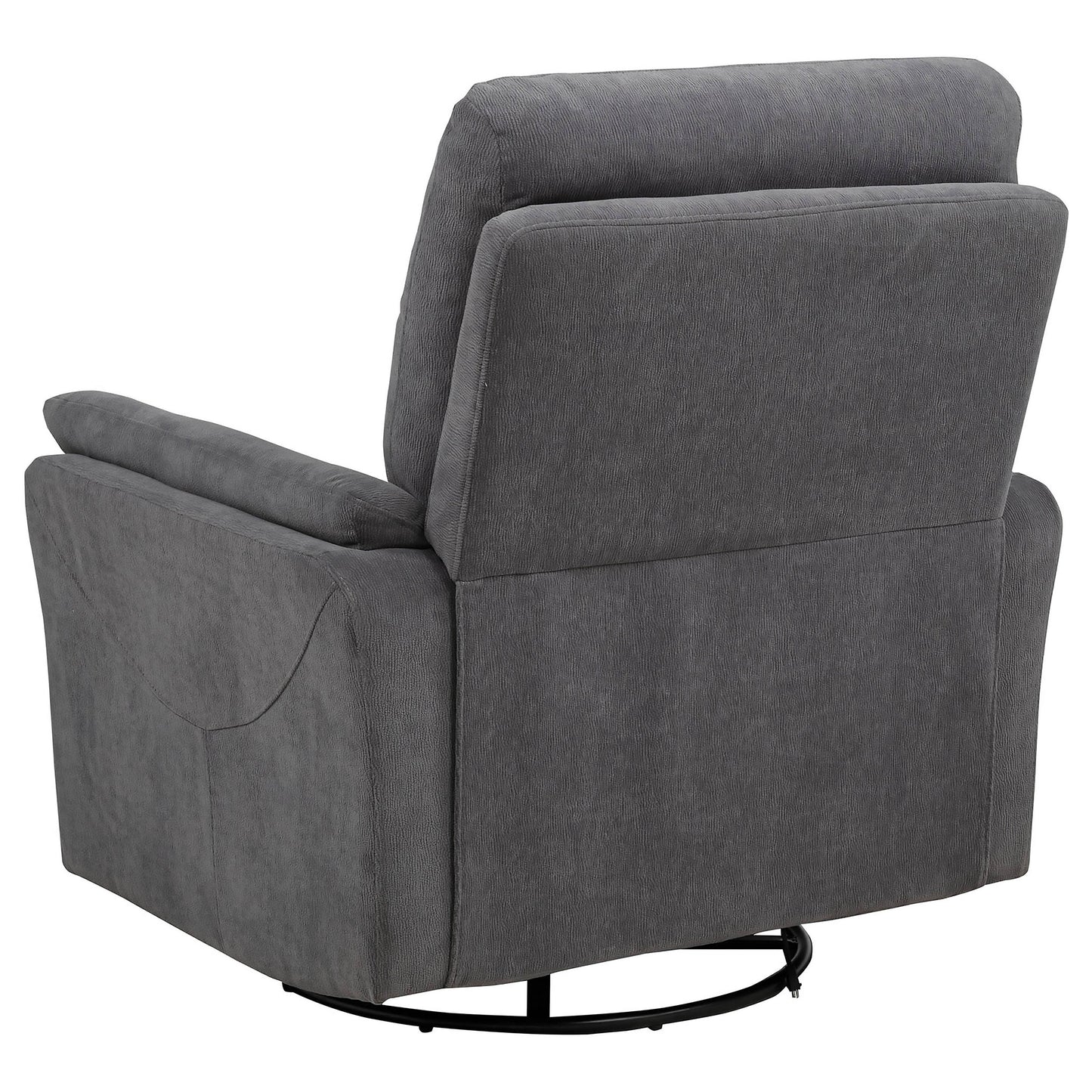 Adler Upholstered Power Swivel Glider Recliner