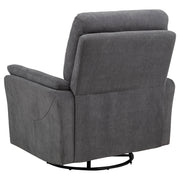 Adler Upholstered Power Swivel Glider Recliner