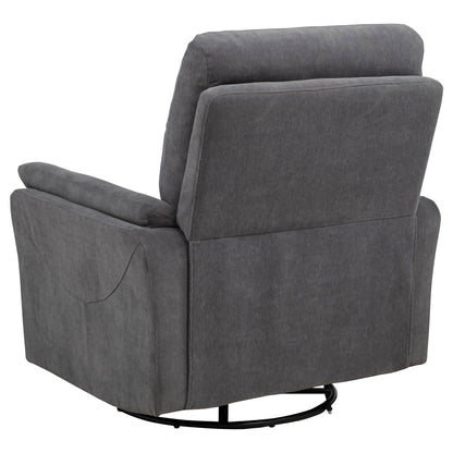 Adler Upholstered Power Swivel Glider Recliner