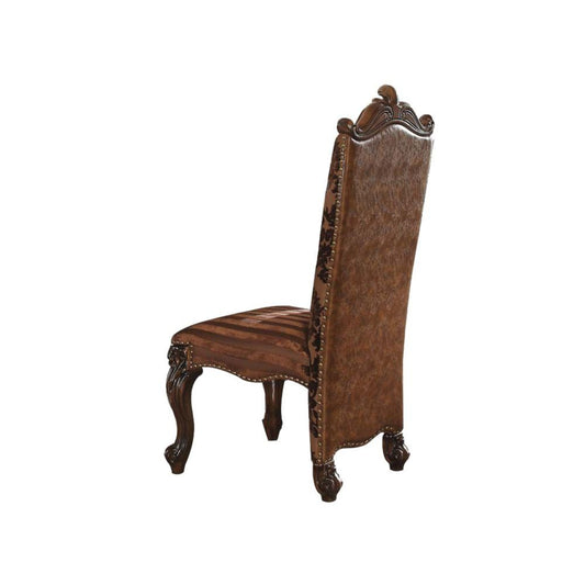 Silla auxiliar tapizada Versailles de 124 cm (juego de 2)