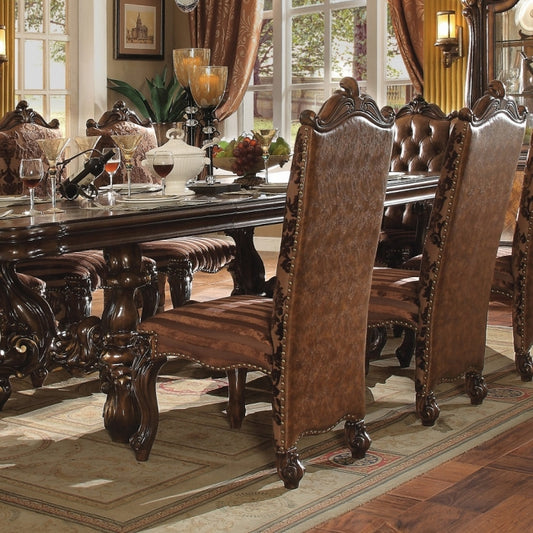 Silla auxiliar tapizada Versailles de 124 cm (juego de 2)
