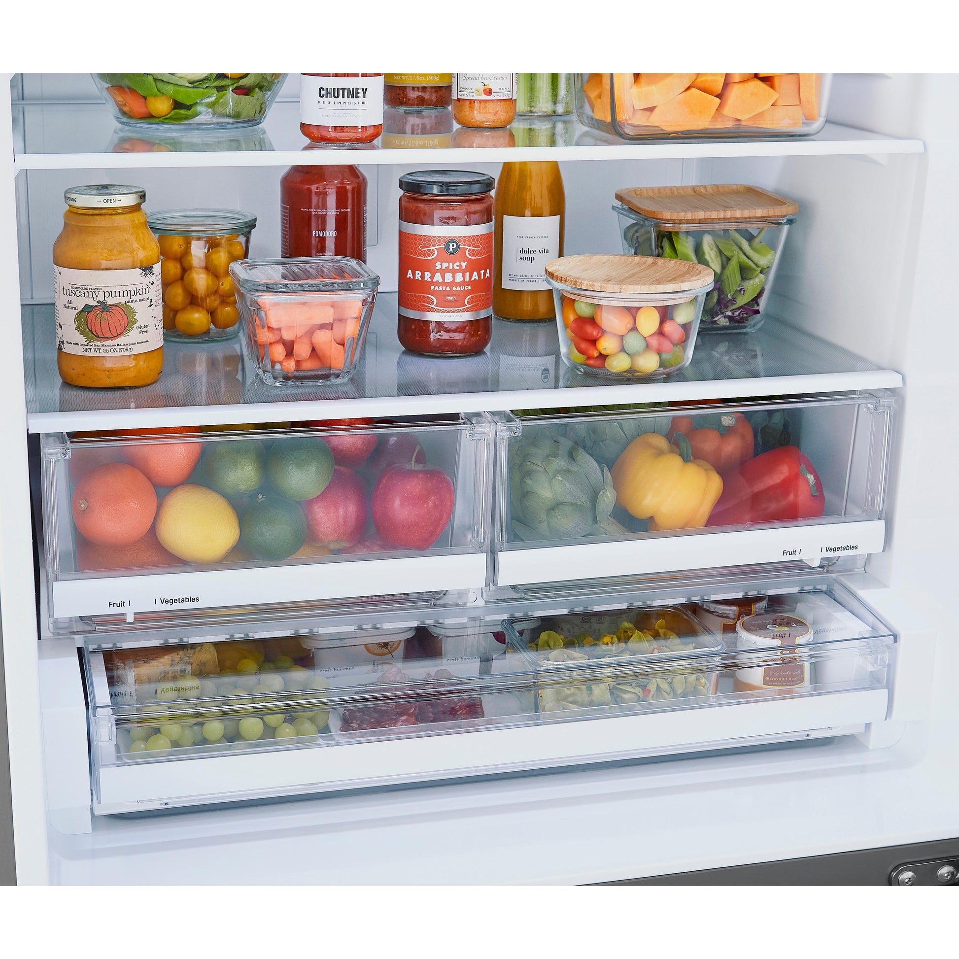 LG 33-inch, 26 cu. ft. Bottom Freezer Refrigerator with Door Cooling+ LRDCS2603S IMAGE 13