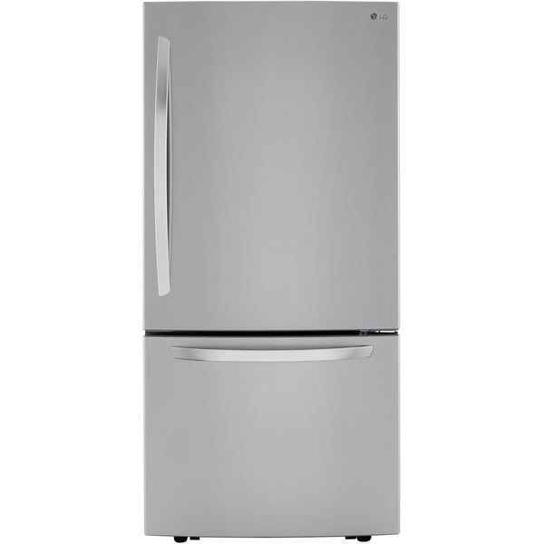 LG 33-inch, 26 cu. ft. Bottom Freezer Refrigerator with Door Cooling+ LRDCS2603S