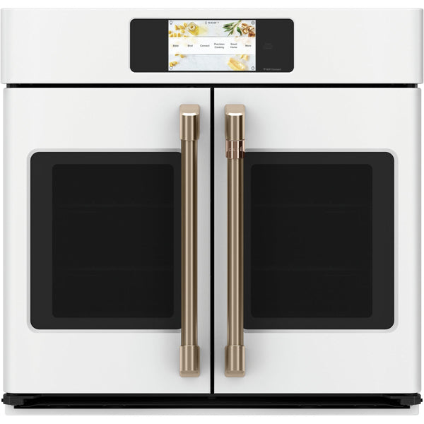 Café 30-inch, 5.0 cu.ft. Built-in Single Wall Oven with True European Convection with Direct Air CTS90FP4NW2