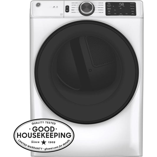  GE 7.8 cu.ft. Electric Dryer with Built-In WiFi GFV55ESSNWW IMAGE 1