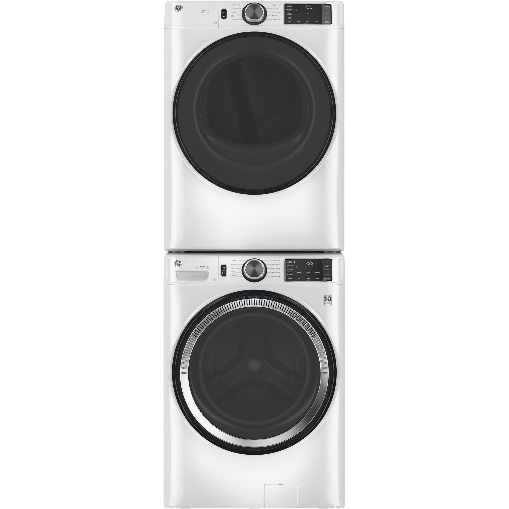  GE 7.8 cu.ft. Electric Dryer with Built-In WiFi GFV55ESSNWW IMAGE 5