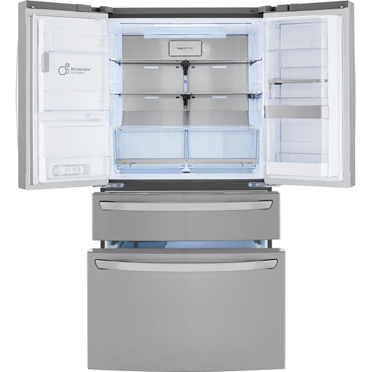 LG 23 cu. ft. Counter-Depth French 4-Door Refrigerator with Craft Ice™ Maker LRMDC2306S IMAGE 2