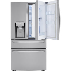  LG 23 cu. ft. Counter-Depth French 4-Door Refrigerator with Craft Ice™ Maker LRMDC2306S IMAGE 4