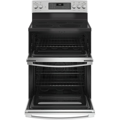 GE 30-inch Freestanding Electric Range with Convection Technology JBS86SPSS IMAGE 2