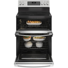 GE 30-inch Freestanding Electric Range with Convection Technology JBS86SPSS IMAGE 3