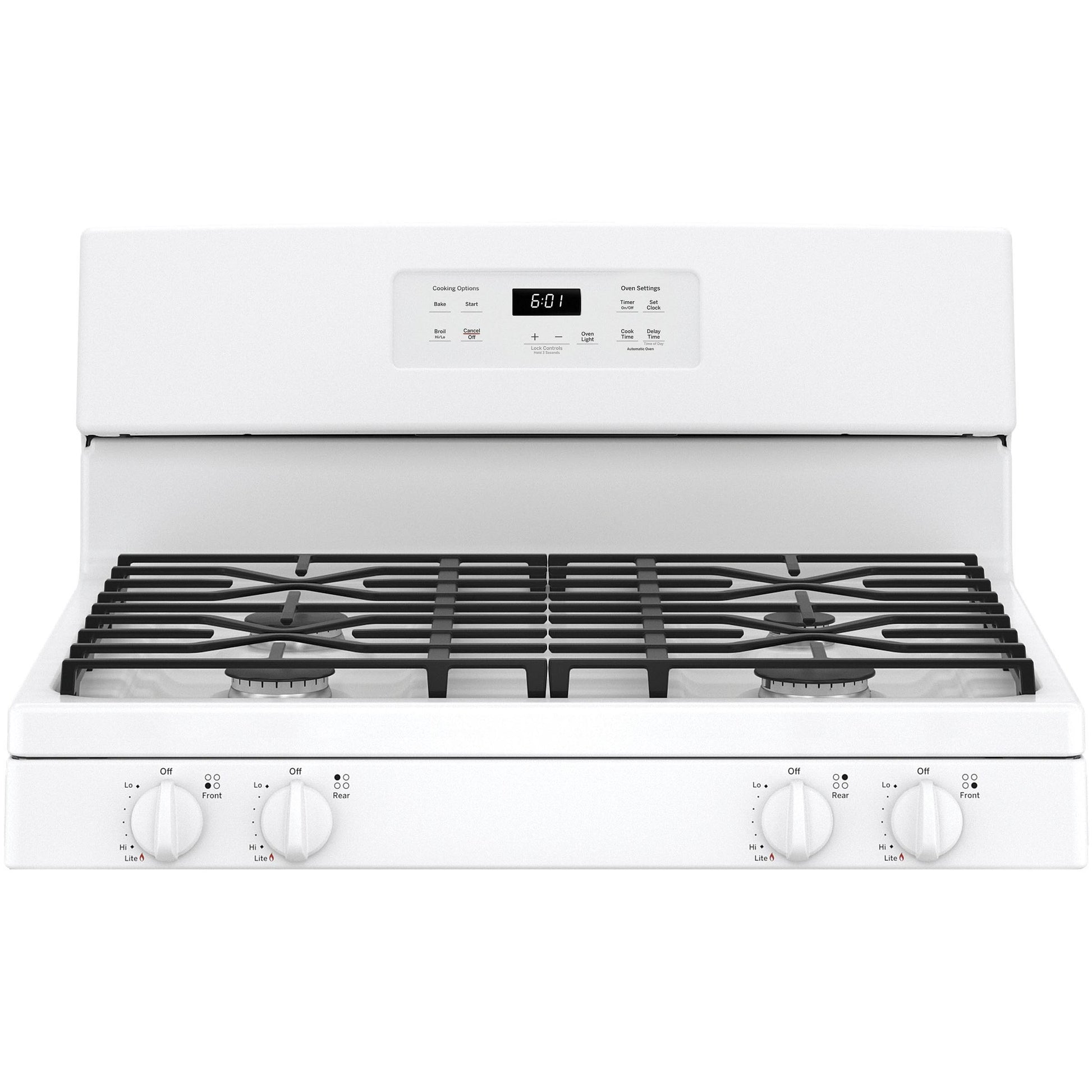 GE 30-inch Freestanding Gas Range with Precise Simmer Burner JGBS61DPWW IMAGE 4