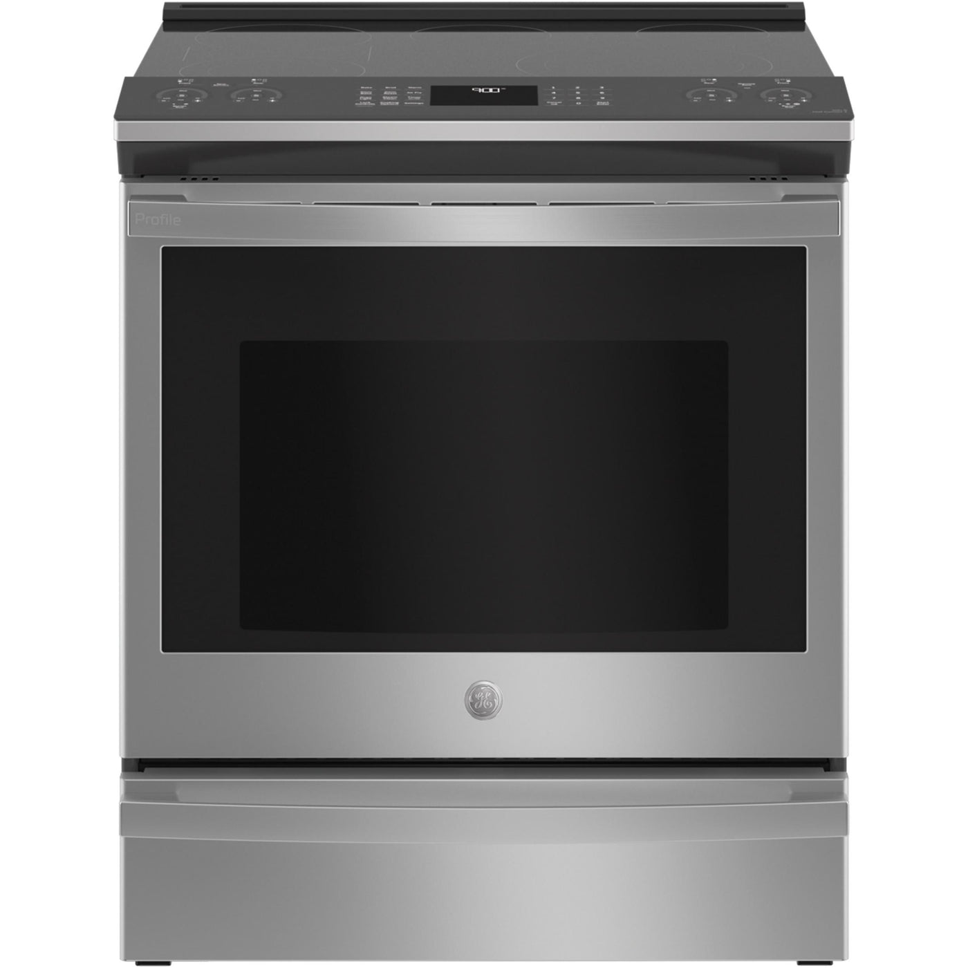 GE Profile 30-inch Slide-in Electric Range with Air Fry Technology PSS93YPFS IMAGE 1