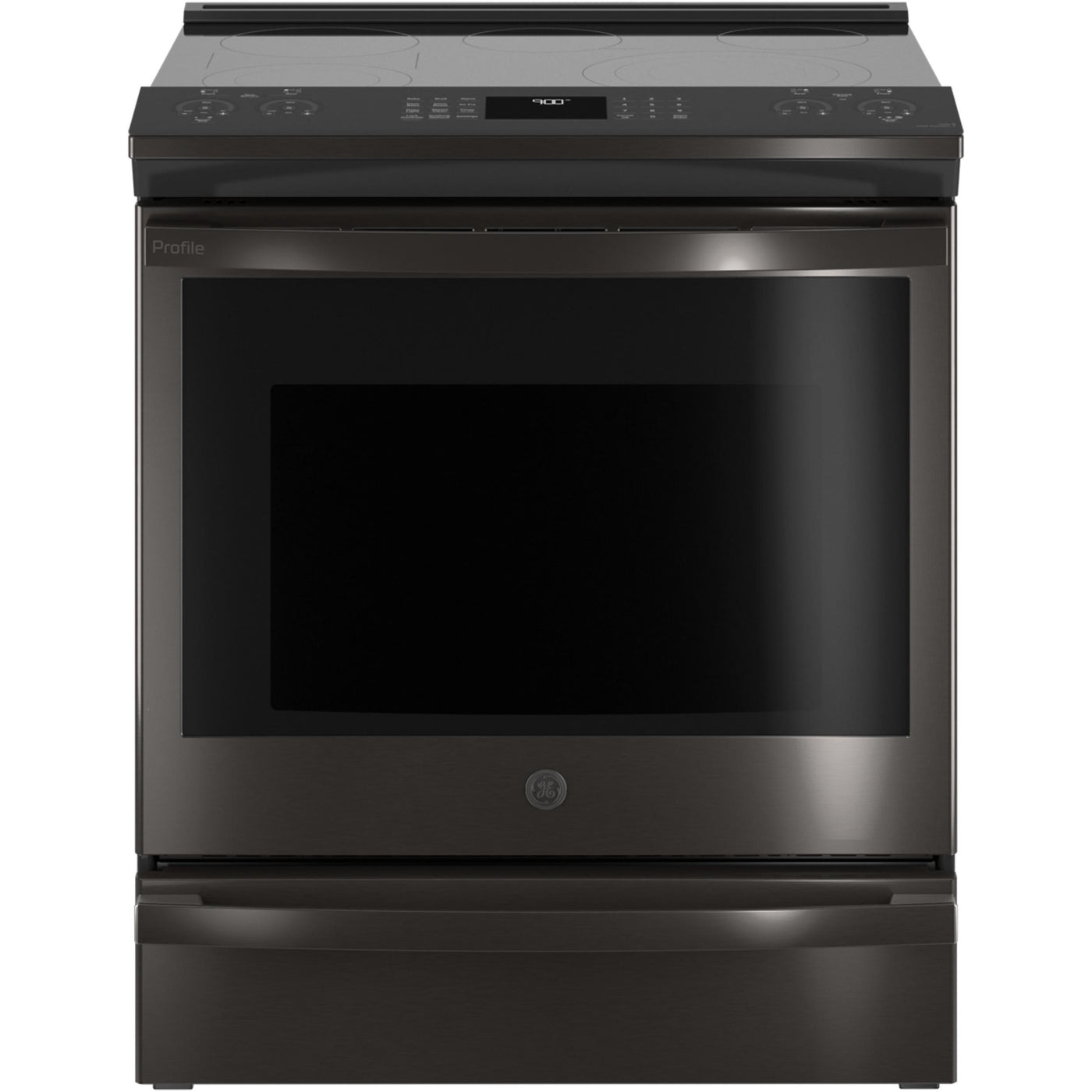 GE Profile 30-inch Slide-In Electric Range with Convection PSS93BPTS IMAGE 1