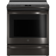 GE Profile 30-inch Slide-In Electric Range with Convection PSS93BPTS IMAGE 1