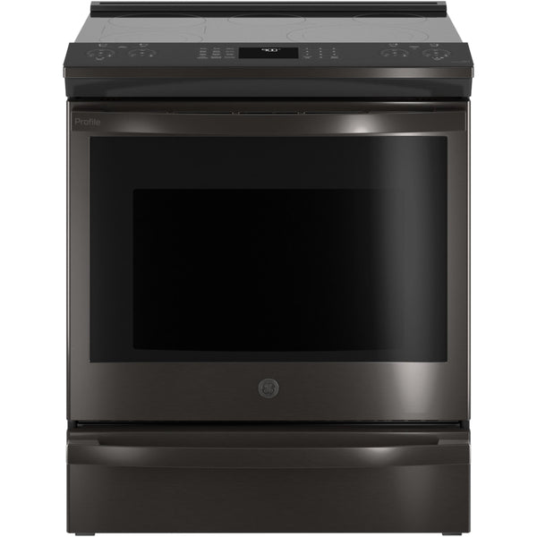 GE Profile 30-inch Slide-In Electric Range with Convection PSS93BPTS