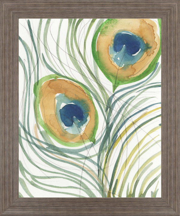 Peacock Abstract I BY Samuel Dixon