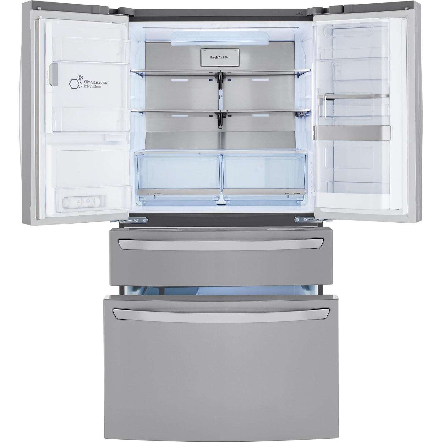 LG 30 cu. ft. French 4-Door Refrigerator with Craft Ice™ Maker LRMDS3006S IMAGE 2