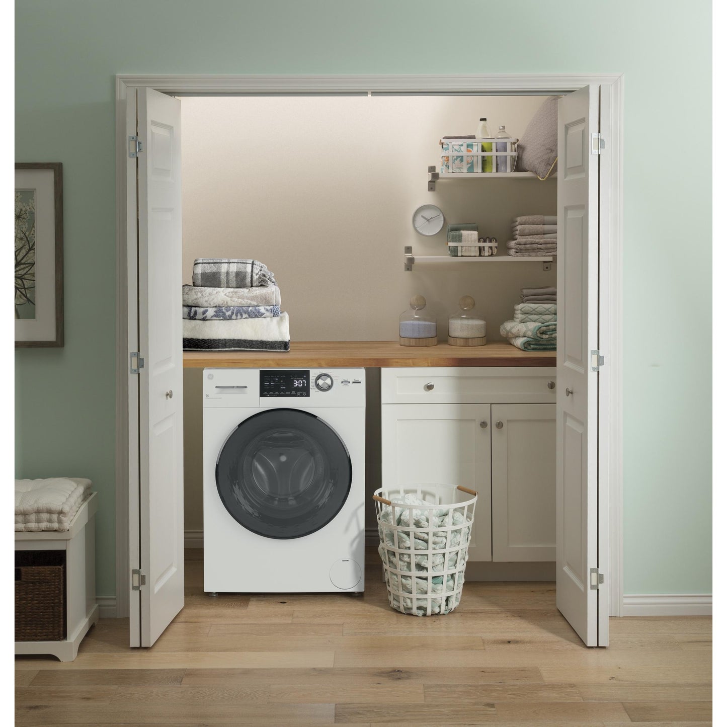  GE All-in-One Electric Laundry Center with Condenser GFQ14ESSNWW IMAGE 13