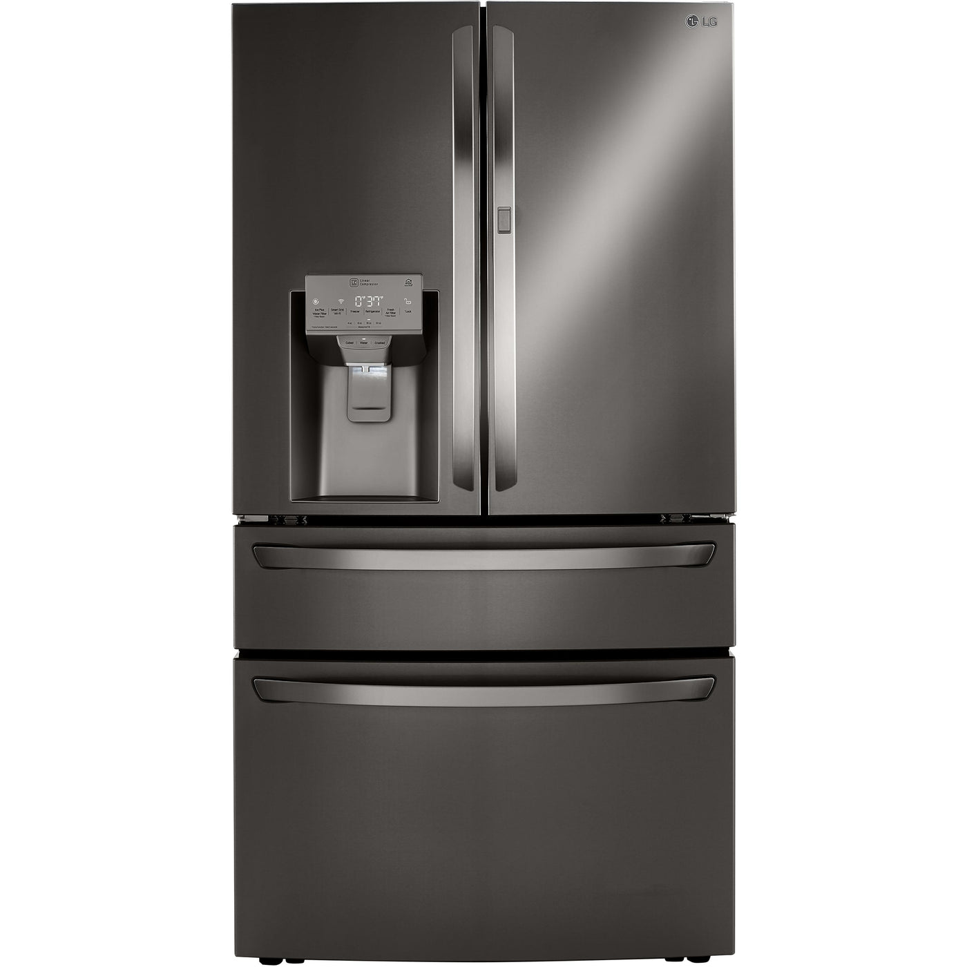  LG 30 cu. ft. French 4-Door Refrigerator with Craft Ice™ Maker LRMDS3006D IMAGE 1